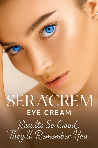 The Next Generation …… Sera’Crem a dramatic Serum Potency Eye Cream. Triple Hyaluronic Acid & Lipids Complex + Liposomes + Ceramides. 15ml
