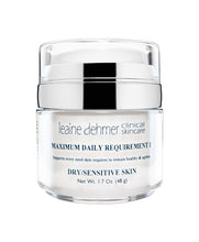 M.D.R.1 Maximum Daily Requirement Cream for Dry/Sensitive Skin. Triple Lipids Complex + Liposomes + Peptides 1.7 oz or 5 oz Spa Size